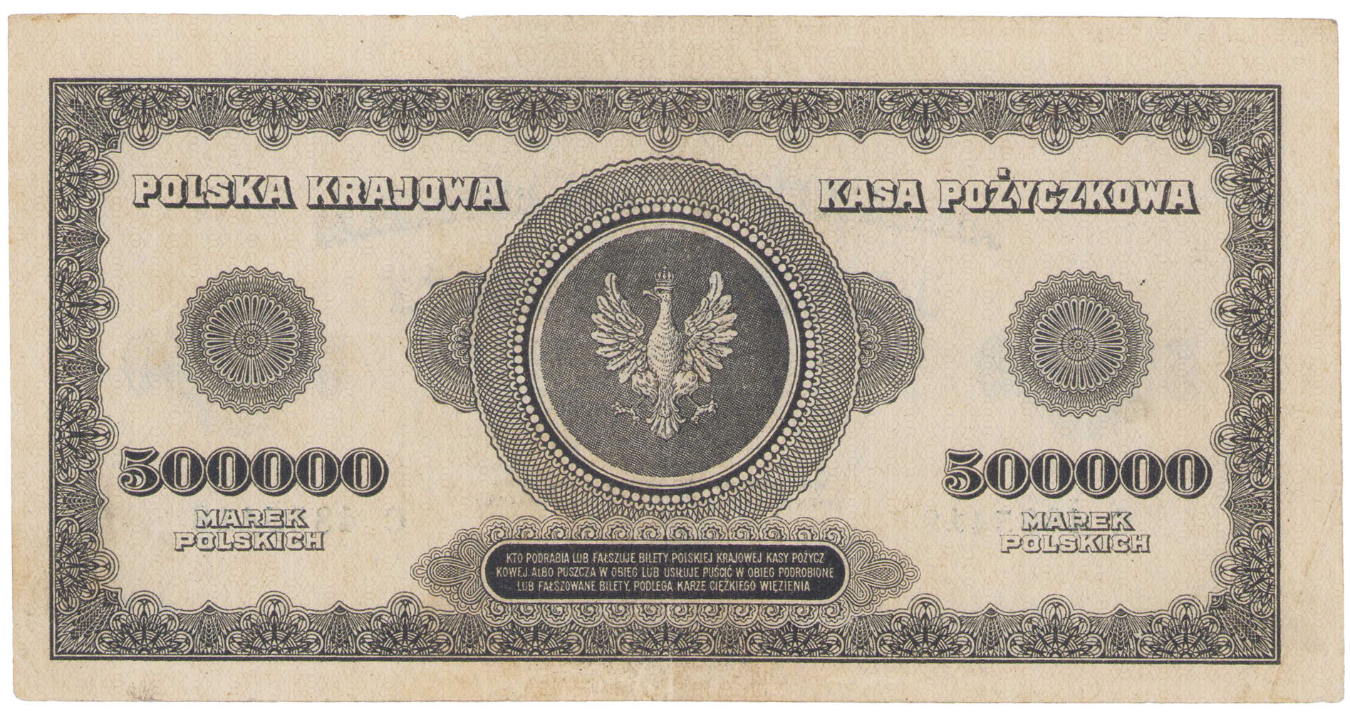 500.000 marek polskich 1923 seria C – RZADKOŚĆ R4